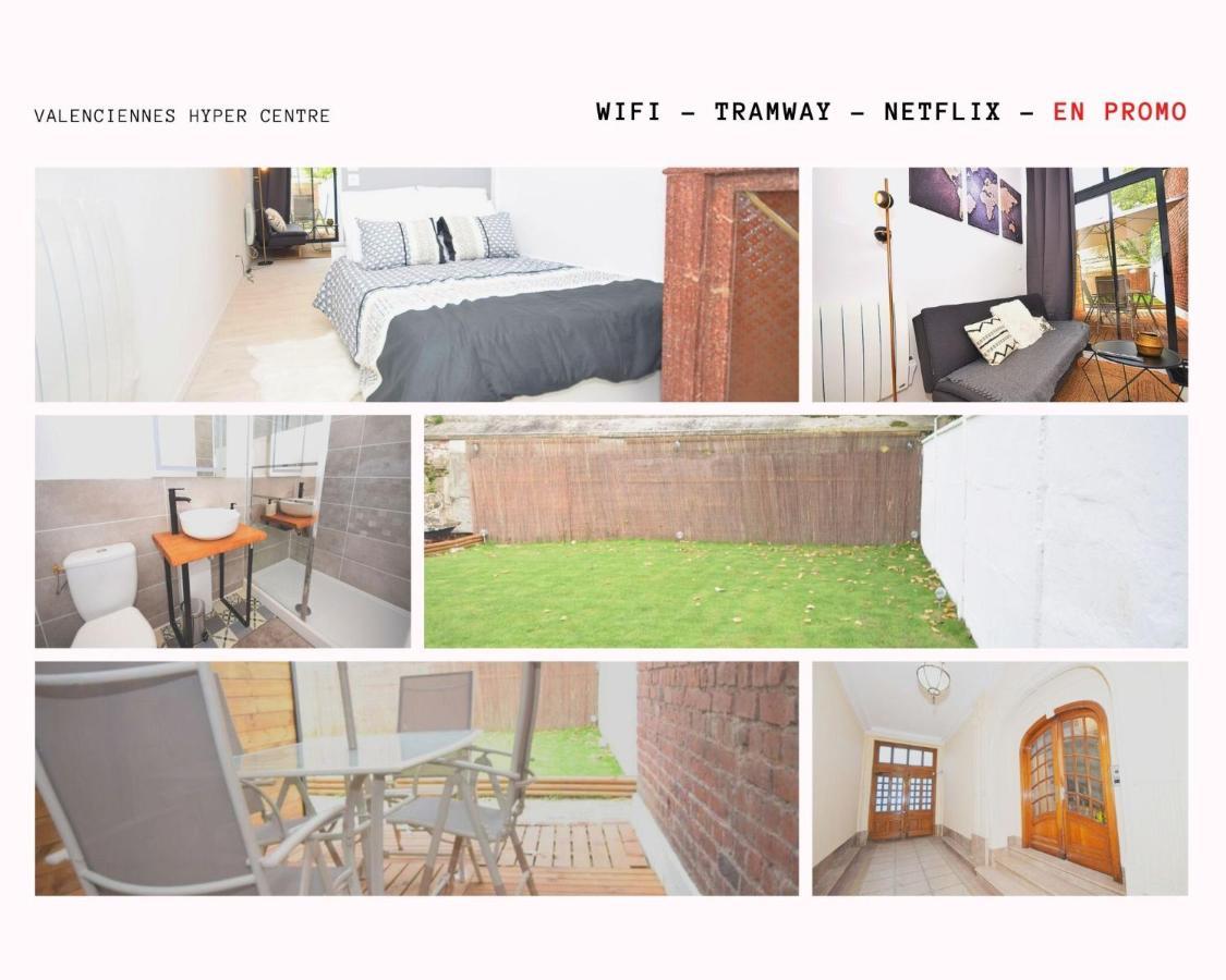 Hyper Centre Valenciennes - Wifi - Terrasse - Tramway - Lerelaisdodile2 Apartment Екстериор снимка
